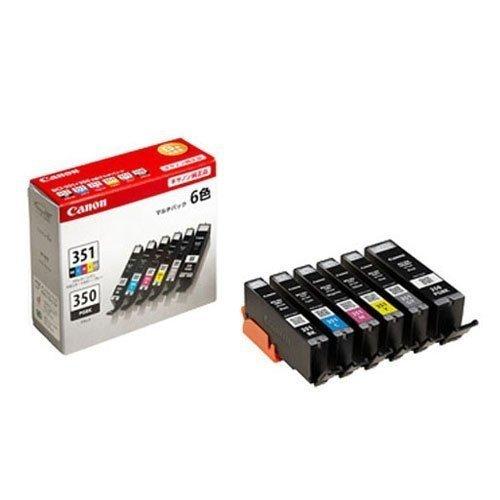 BCI-351＋BCI-350/6MP キャノン 純正インクカートリッジ 6色セットBCI-351 BCI-350 MG6330 MG6730 MG7130 MG7530 対応 BCI3513506MP（Yahoo!・サンワダイレクト）