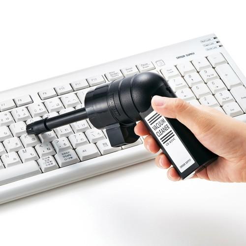 バキュームクリーナー 掃除機 ハンドクリーナー コンパクトながら強力にゴミやホコリを吸い取る(CD-82VC)|サンワダイレクト|04