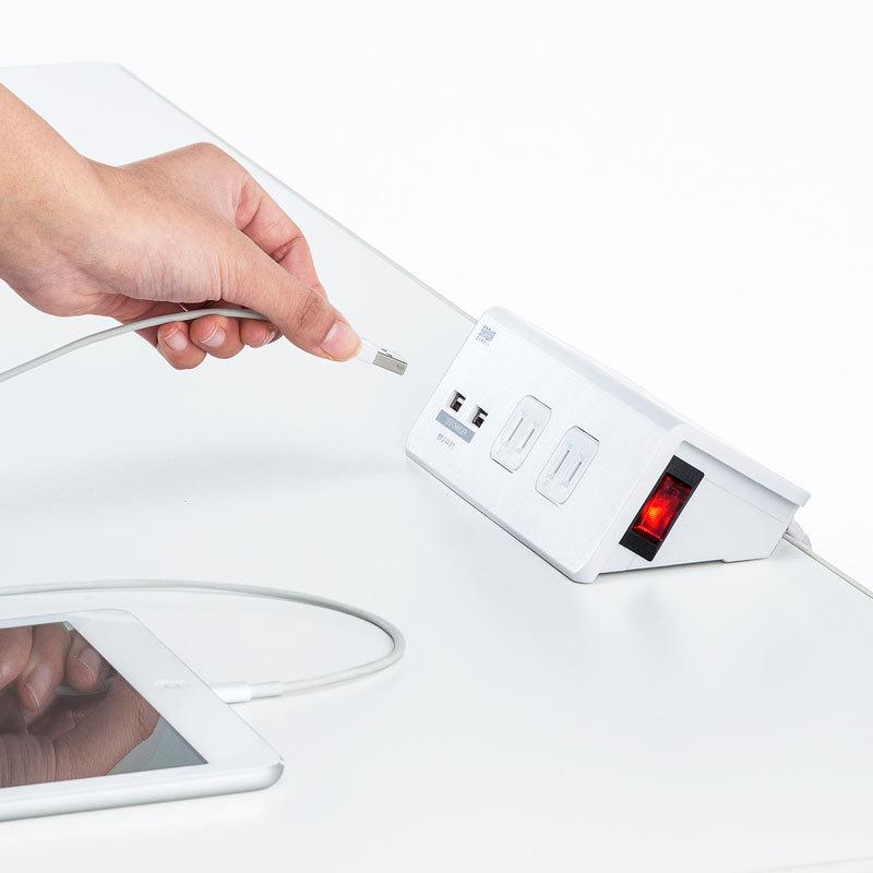 人気沸騰ブラドン 電源タップ 4個口 3m 延長コード Usb付き コンセント クランプ固定 一括集中スイッチ Oaタップ コンセントタップ Tap B105u 3w Heartlandgolfpark Com