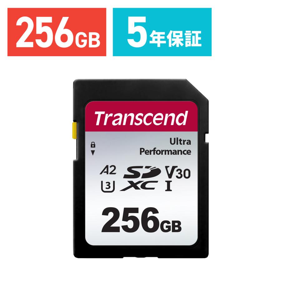 SDカード 256GB SDXCカード Transcend トランセンド UHS-I U3 V30 A2 TS256GSDC340S メーカー5年保証  サンワダイレクト - 通販 - PayPayモール