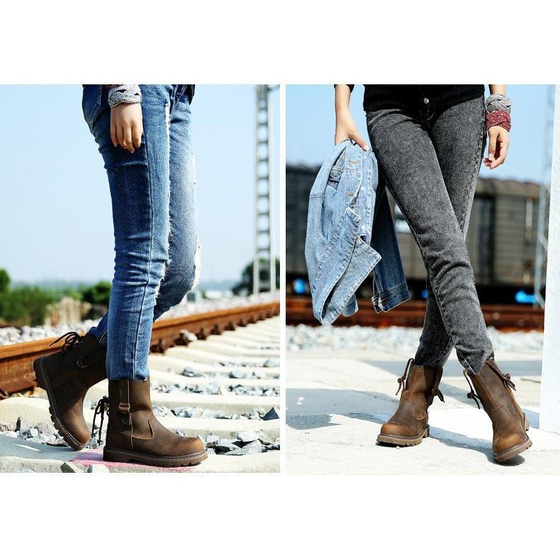 牛革 バイクブーツ メンズ 本革 ブーツ メンズ ブーツ ミリタリー