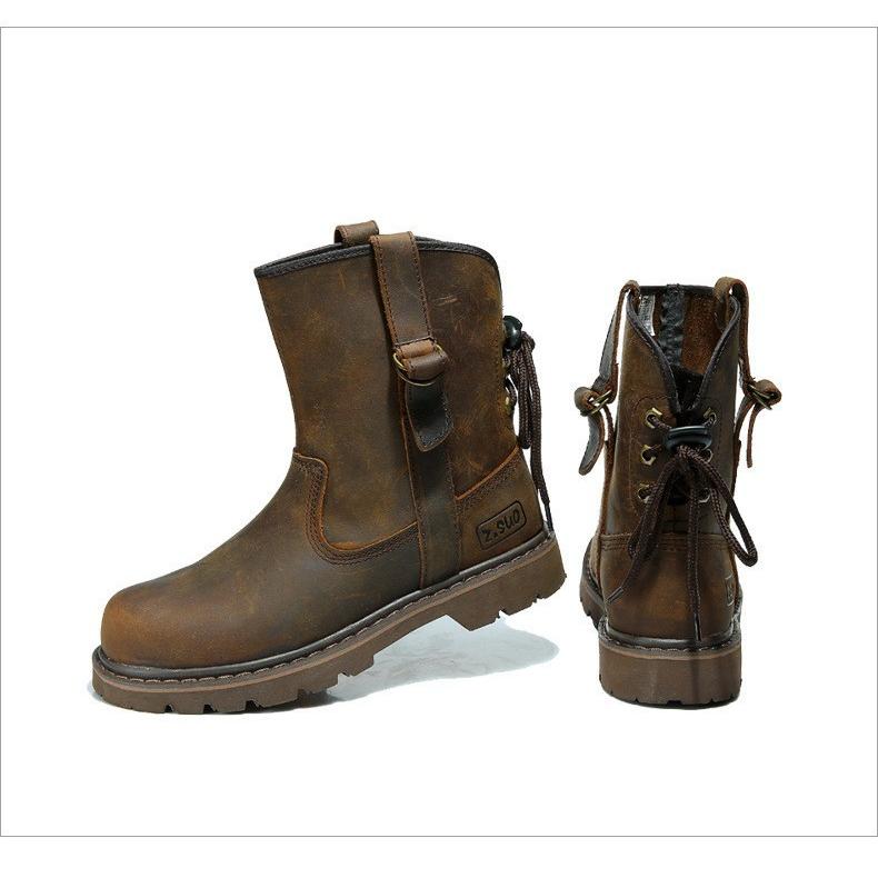 牛革 バイクブーツ メンズ 本革 ブーツ メンズ ブーツ ミリタリー