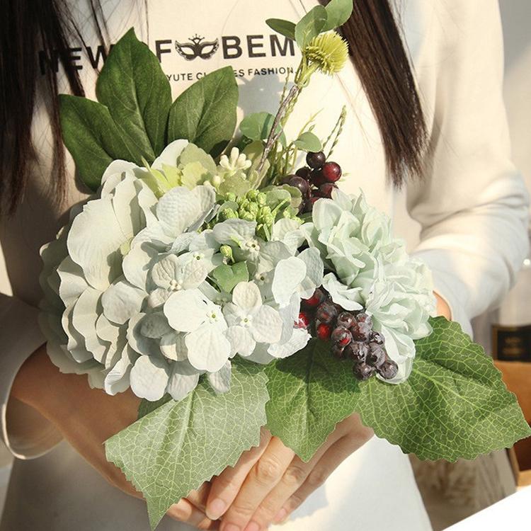 2本セット ウエディングブーケ 安い 結婚式 花嫁 ブーケ 造花 花束 ローズ ブライダルブーケ ウェディング アレンジメント アートフラワー