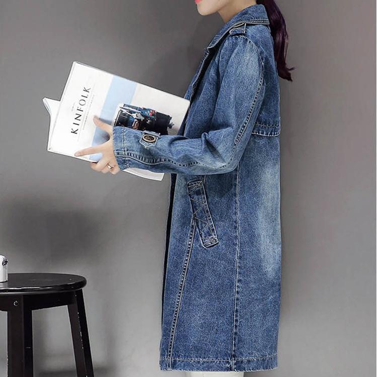 トレンチコート デニムコート レディース 春秋 ミディアム丈 デニムジャケット レディース Gジャン ジージャン アウター カジュアル 大きいサイズ Ladygjyan016 Sanwa Fashion 通販 Yahoo ショッピング