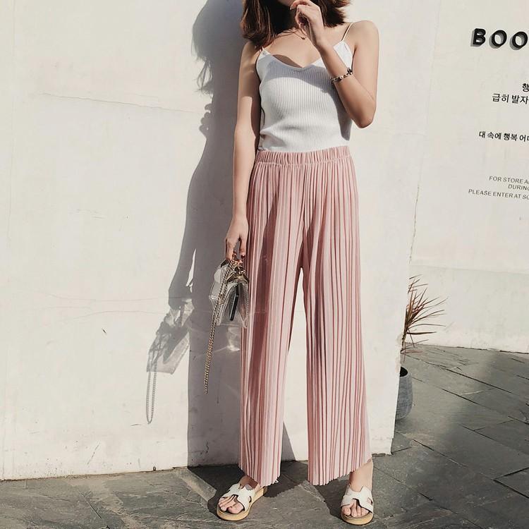 パンツ レディース ワイドパンツ シフオン 無地 プリーツ ゆったり レディース ガウチョパンツ リゾートパンツ レディース スカンツ Ladyktk011 Sanwa Fashion 通販 Yahoo ショッピング