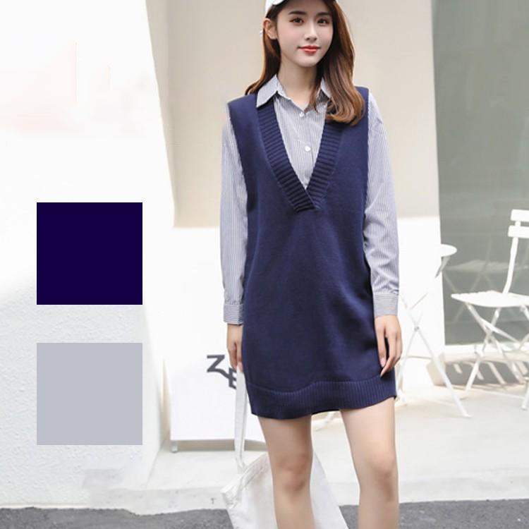 レディースコットンベスト ニットベスト レディースベスト 春 秋 ロング丈 Vネック 無地 ノースリーブ Ol 婦人 ゆったり 通学 代 30代 40代 Ladysvest030 Sanwa Fashion 通販 Yahoo ショッピング