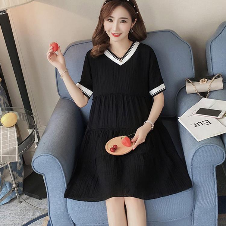 妊婦服 マタニティウエア マタニティ 夏服 産前産後 ワンピース Vネック シフオン ゆったり 体型カバー ママ ルームウエア 大きいサイズ お出かけ Fresnopianooutlet Com