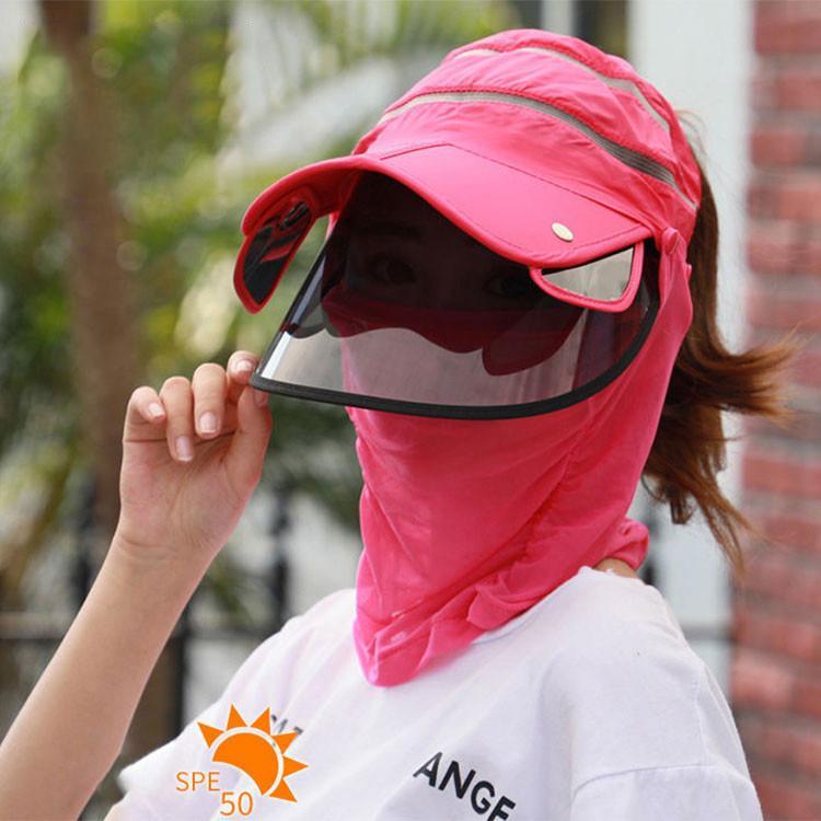 永遠の定番 サンバイザー UVカット 紫外線対策 帽子 4way 日除け 日焼け防止