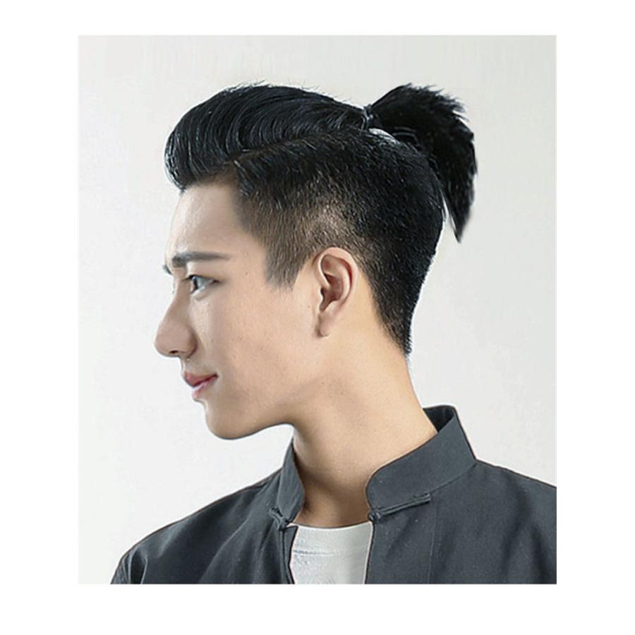 1点 2/3点セット メンズウィッグ 部分ウィッグ ハーフウィッグ