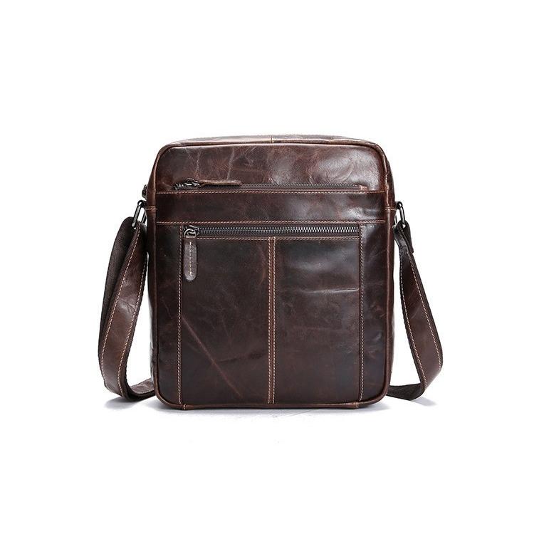 本革　メッセンジャーバッグ　ショルダーバッグメンズ 斜めがけ 2way  ビジネスバッグ　通勤バッグ  カバン　牛革　通勤通学 　カジュアル  アウトドア