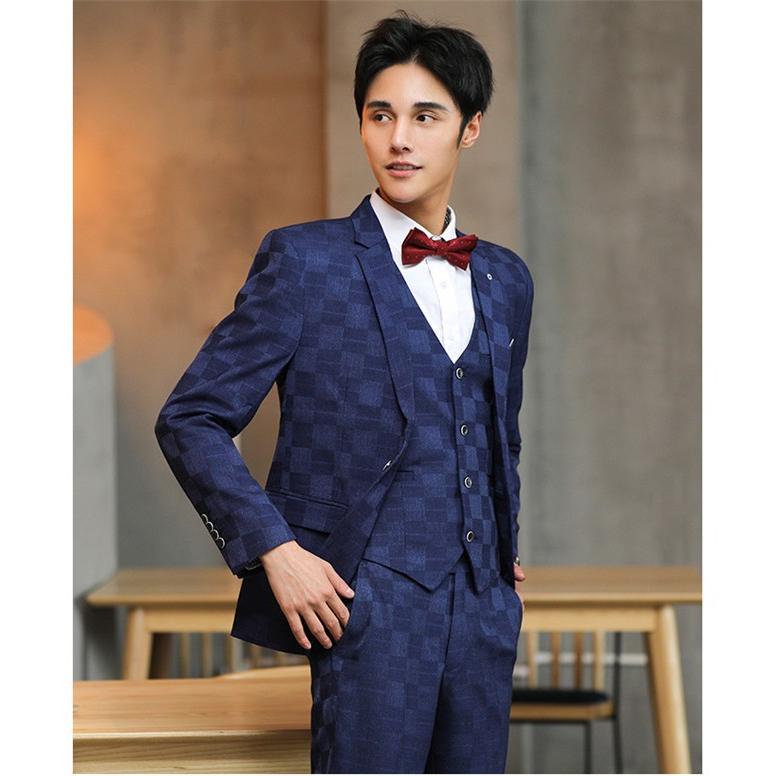 スーツ セットアップ メンズ フォーマル ストライプ 3点セット