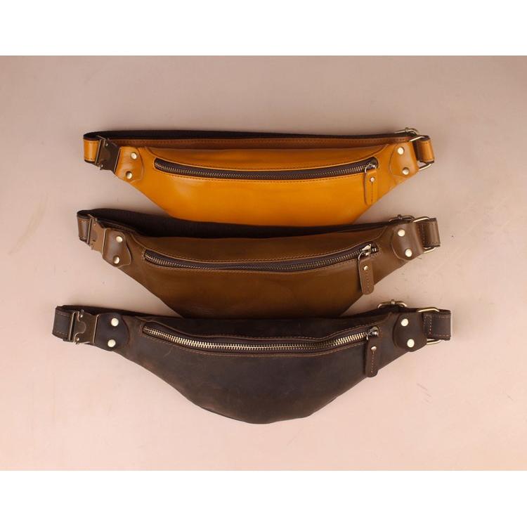 ウエストバッグ メンズ 牛革 レザー 2way ボディバッグ こし掛け
