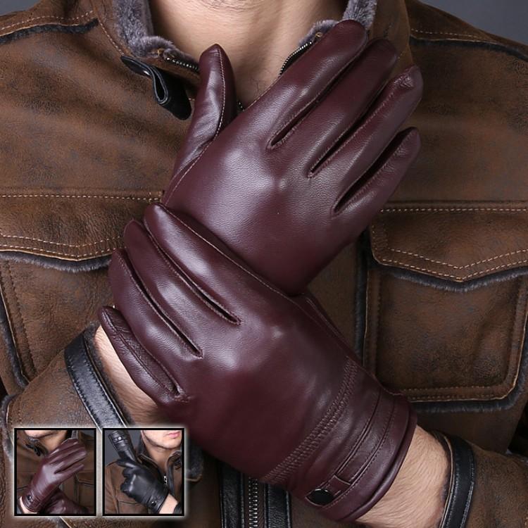 本革手袋　グローブ　メンズ　羊革　手袋　裏起毛　glove　バイク手袋　バイクグローブ　レーシンググローブ　暖かい　上質 高級｜sanwafashion