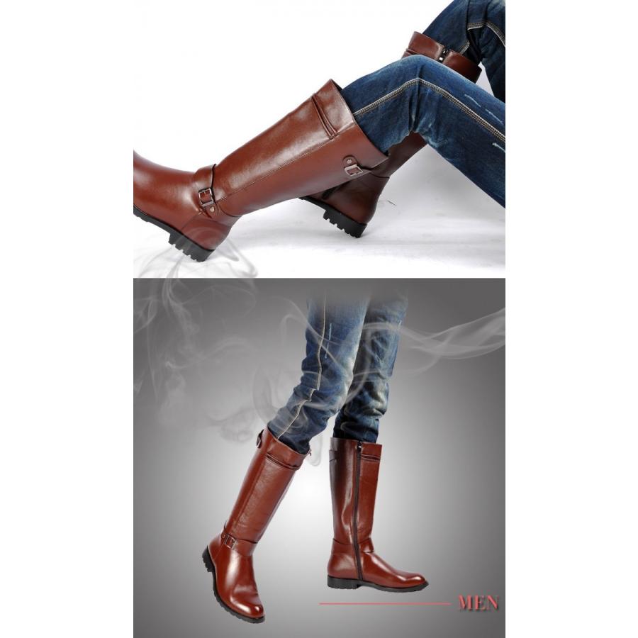 バイクブーツ メンズ ブーツ エンジニアブーツ ロング丈 ミリタリーブーツ ライディングブーツ メンズ ライダースブーツ ワークブーツ ロングブーツ Newbb051 Sanwa Fashion 通販 Yahoo ショッピング