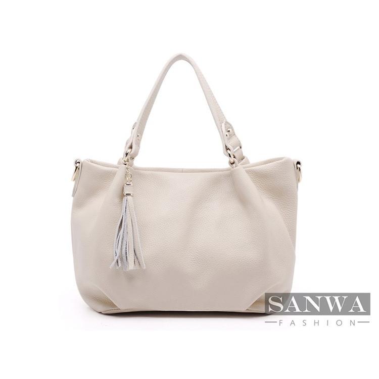 レディースバッグ 本革 トートバッグ タッセル 大容量 牛革