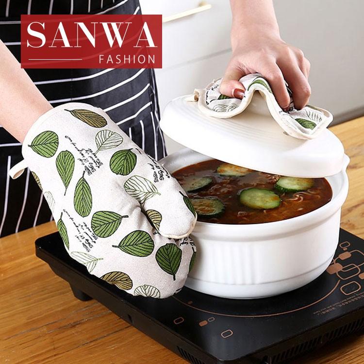 鍋つかみ ミトン オーブ手袋 オーブンミトン キッチン 耐熱ミトン 料理 滑り止め 断熱 家庭用 業務用 クッキング用 バーベキュー用 Ovenglove024 Sanwa Fashion 通販 Yahoo ショッピング