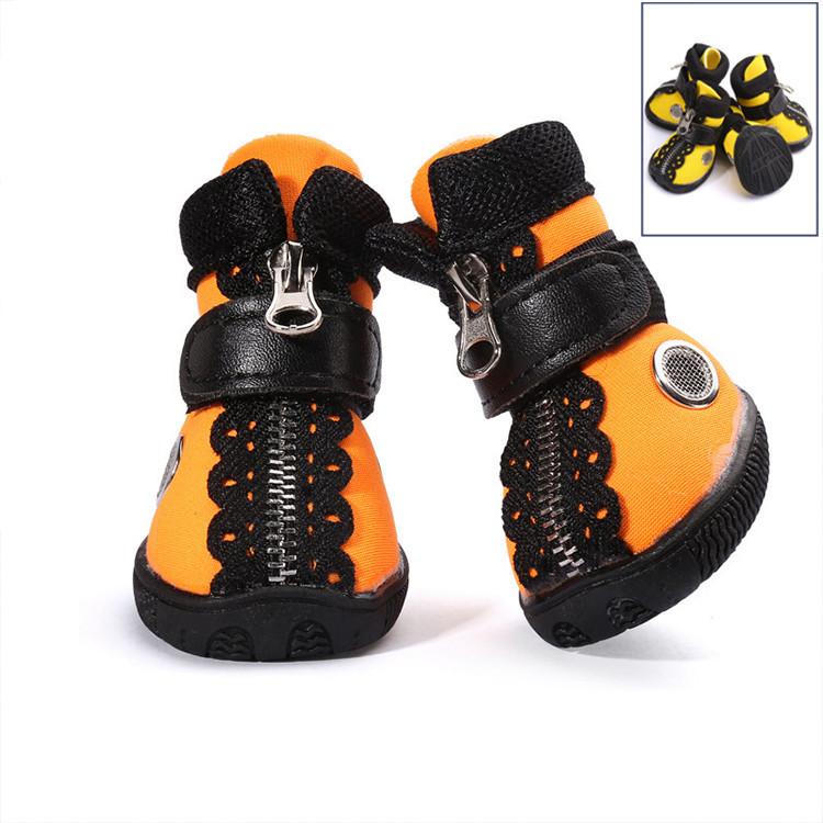 ドッグシューズ 犬の靴 犬用靴 ブーツ ペットシューズ 滑り止め お散歩 肉球保護 傷防止 ケガ防止 ソフト 中型犬 小型犬 転倒防止 履かせ