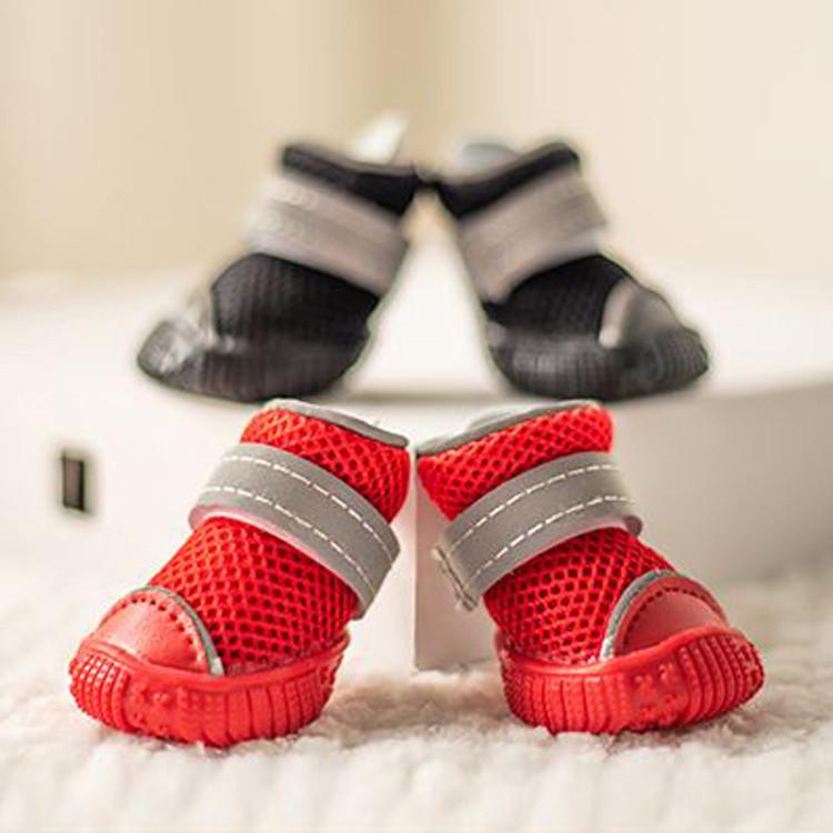 ドッグシューズ 犬の靴 犬用靴 ブーツ ペットシューズ 滑り止め お散歩 肉球保護 傷防止 ケガ防止 ソフト 中型犬 小型犬 転倒防止 履かせやすい petshoes024ssanwa