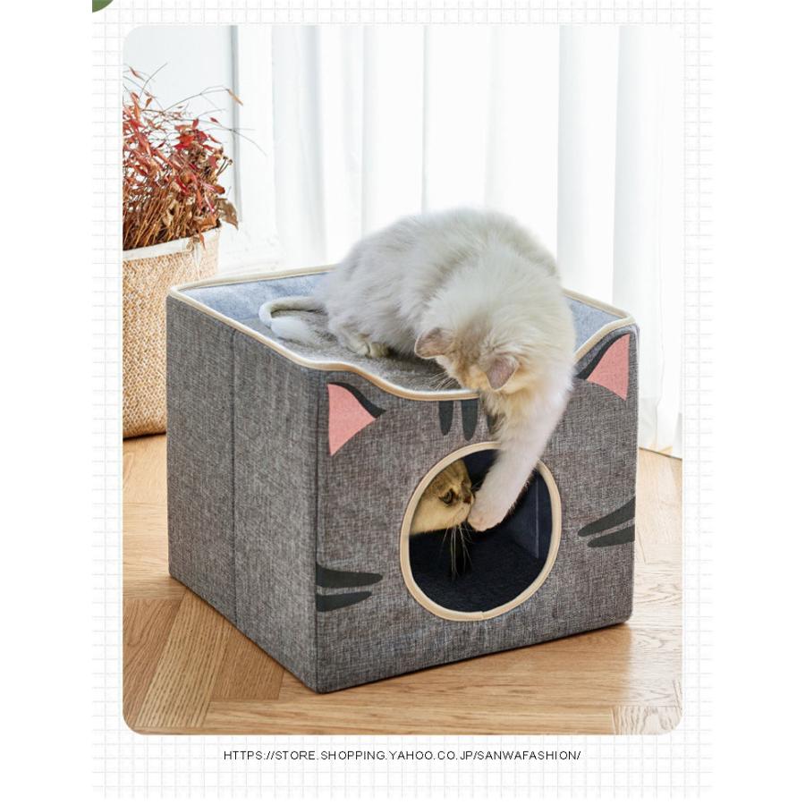 ペットテント ペットベッド キャットハウス 小型犬 猫 犬 猫箱 ペットグッズ ドッグハウス キャットハウス 猫ハウス  寝床 隠れ家 かわいい 組み立て簡単