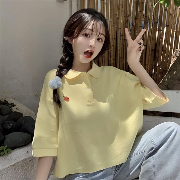 2枚セット レディース　ポロシャツ　poloシャツ　レディースTシャツ　春夏　半袖　シャツ　トップス　インナー　カジュアル　吸汗　速乾　シンプル  :wmspolo025:sanwa fashion - 通販 - Yahoo!ショッピング