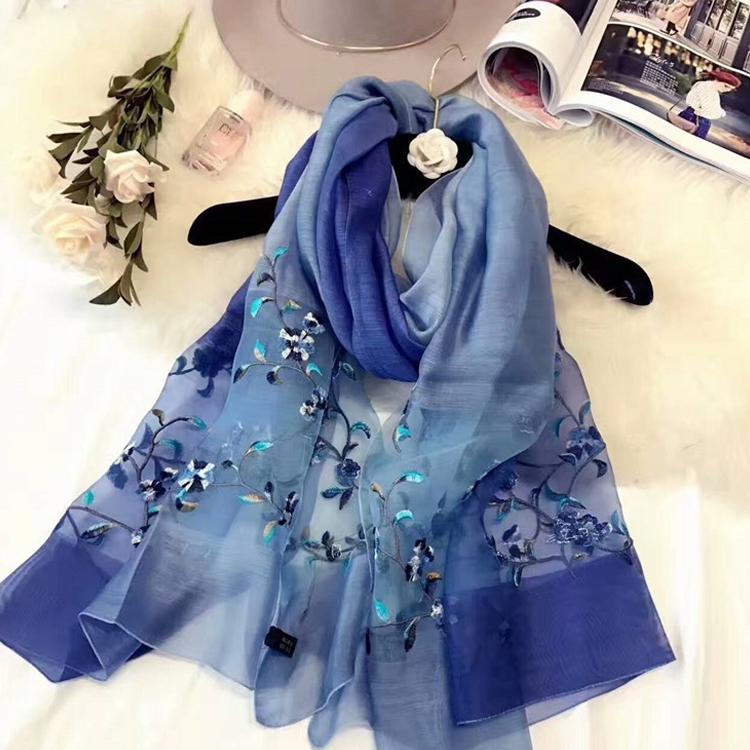 秋冬 マフラー レディース ストール スカーフ Scarf 刺繍 シルク 女性用マフラー 可愛い カジュアル エレガント 定番 防寒対策 ネックウォーマー Wmssijin047 Sanwa Fashion 通販 Yahoo ショッピング