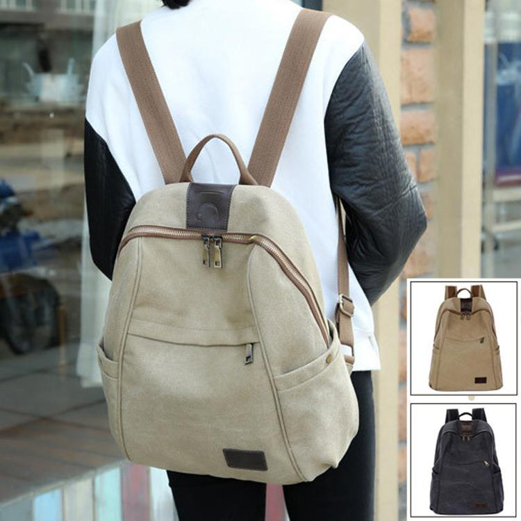 リュック リュックサック レディース 帆布 マザーズバッグ トレンド 無地 ママバッグ 通学 通勤 おしゃれ 女子 大容量 かわいい キャンバス コンパクト Wmszkruck032 Sanwa Fashion 通販 Yahoo ショッピング