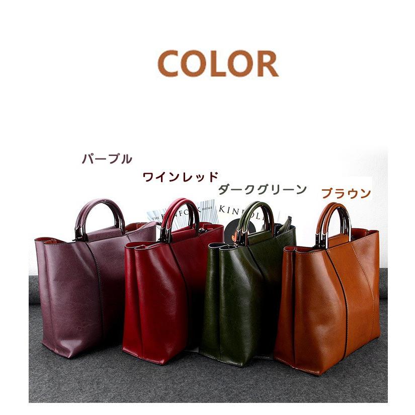 レディースバッグ 本革 トートバッグ 　大容量　牛革　ハンドバッグ　レディース　ショルダーバッグ　斜めがけ　2WAY 通勤通学　ビジネスバッグ　カジュアル_2