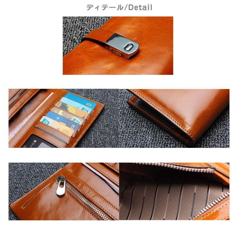 新入荷 牛革　本革　長財布 レディース  スマホも収納OK　小銭入れ　カード入れ　サイフ　wallet コンパクト　安い　人気　大容量　可愛い｜sanwafashion｜06