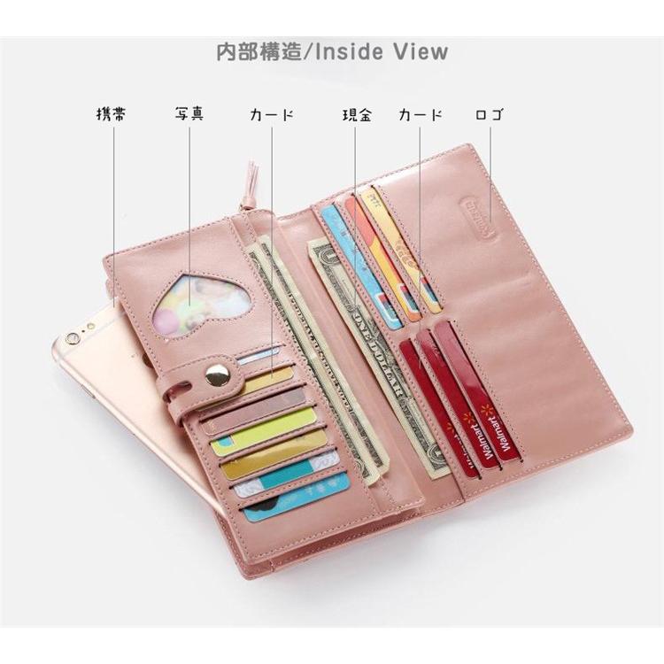 新入荷 牛革 本革 長財布 レディース スマホも収納OK 小銭入れ カード