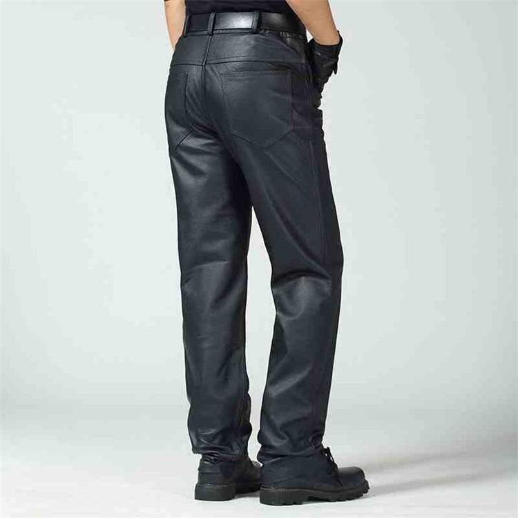 本革 羊革/牛革 メンズ革パン 春秋冬 レザーパンツ 防風防寒 バイク