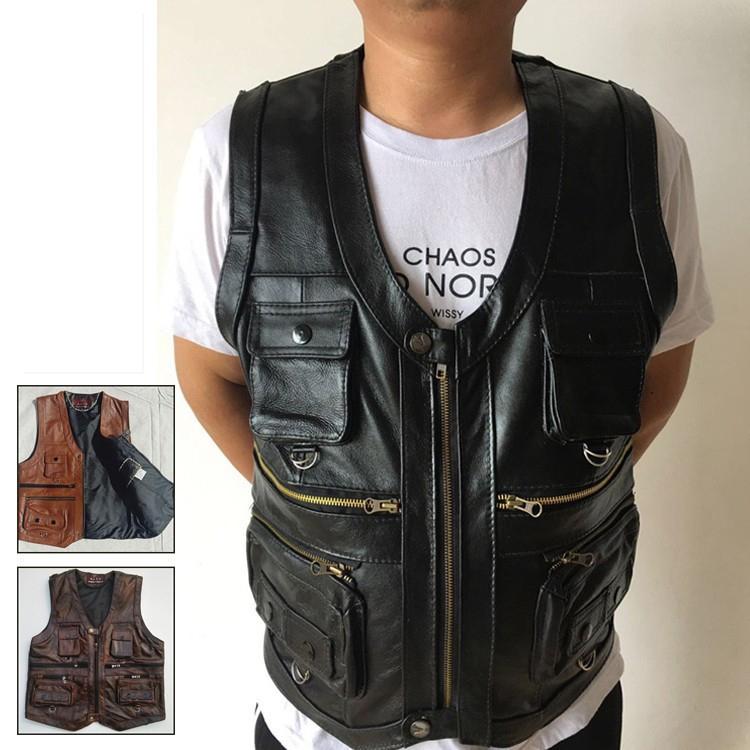 春夏秋冬 本革 ベスト メンズ レザーベスト 牛革 ジレベスト 春夏秋冬 本革 ベスト メンズ レザーベスト 牛革 ジレベスト