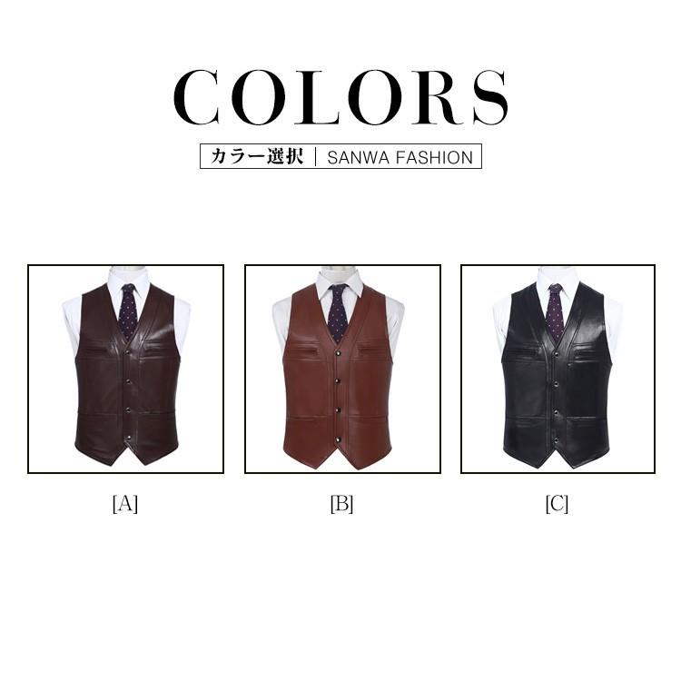 春夏秋冬 本革 ベスト メンズ レザーベスト ラム革 ジレベスト 春夏秋冬 本革 ベスト メンズ レザーベスト ラム革 ジレベスト