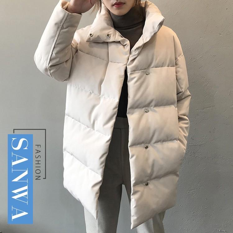 秋冬 ロングダウンコート レディース ダウンコート ロング シンプル ミドル丈 レディース ダウンジャケット ロングコート アウター 中綿 軽量 Y19 Wmsdown339 Sanwa Fashion 通販 Yahoo ショッピング