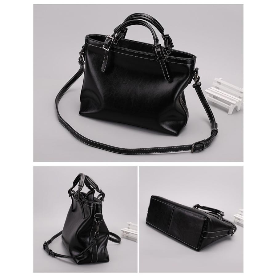 黒革トートバック　ハンドバッグ （ショルダーストラップつき） 新作 レディースバッグ 本革トートバッグ ショルダーバッグ