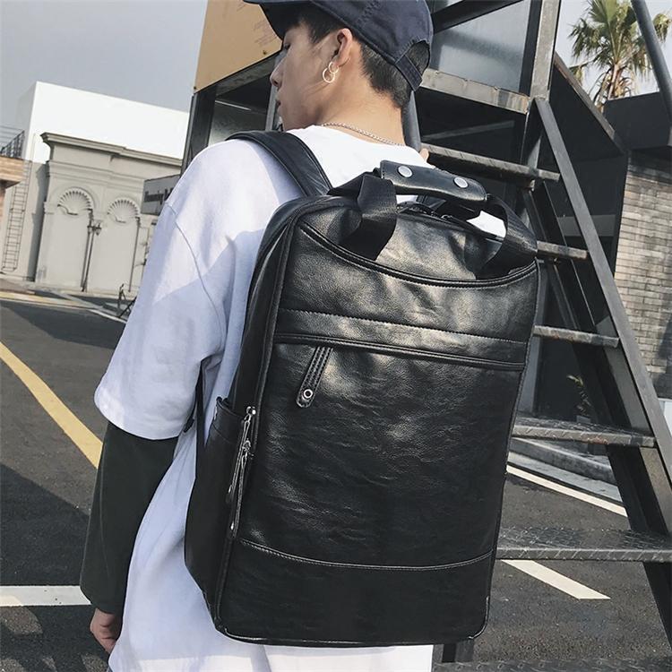 リュック　メンズ　リュックサック 本革　牛革　デイパック　ビジネス　バックパック　レザー　通勤通学　旅行　出張　アウトドア　自転車鞄　カバン　男女兼用_3