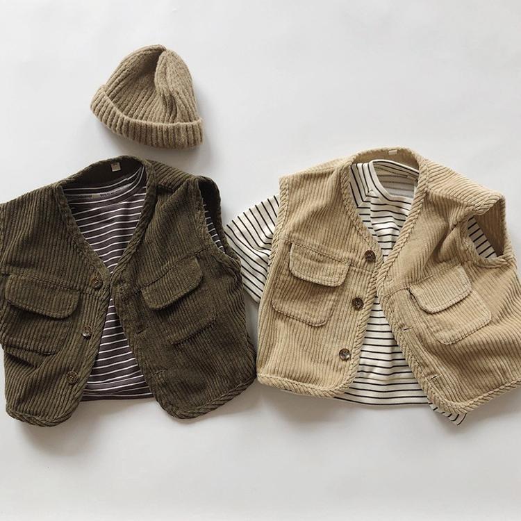 秋冬 キッズベスト インナーベスト 女の子 男の子 ジャンパー トレンド 子供服 ジュニア ベスト キッズ 防風防寒