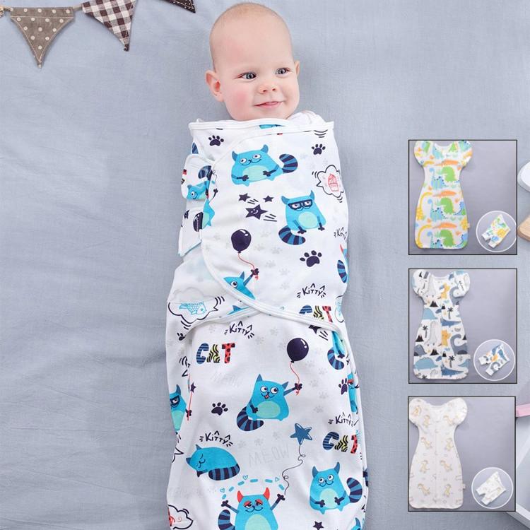 866円 お手軽価格で贈りやすい 新生児 スリーパー 赤ちゃん おくるみ 綿100 綿毛布 寝具 ベビー パジャマ 出産祝い 退院 お宮参り 冷房対策 あったか60 70 80 90 95