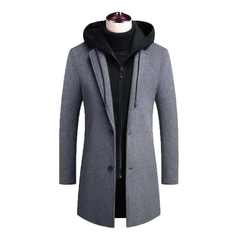 お歳暮 ダッフルコート メンズコート 秋冬 ラシャコート トレンド ロングコート 男性 ジャケット アウター コート 通勤 カジュアル 代 30代 40代 在庫限りセール Wefind Lu