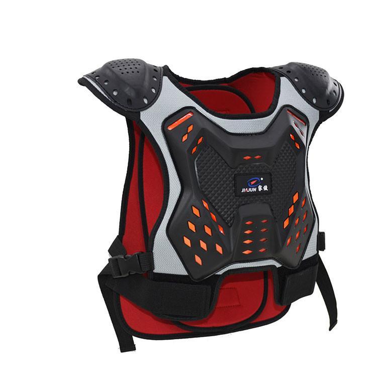 キッズ用 チェストガード バイク用インナージャケット プロテクター バイク ガード 胸部 背中 転倒防護 バイク ボディプロテクター オフ