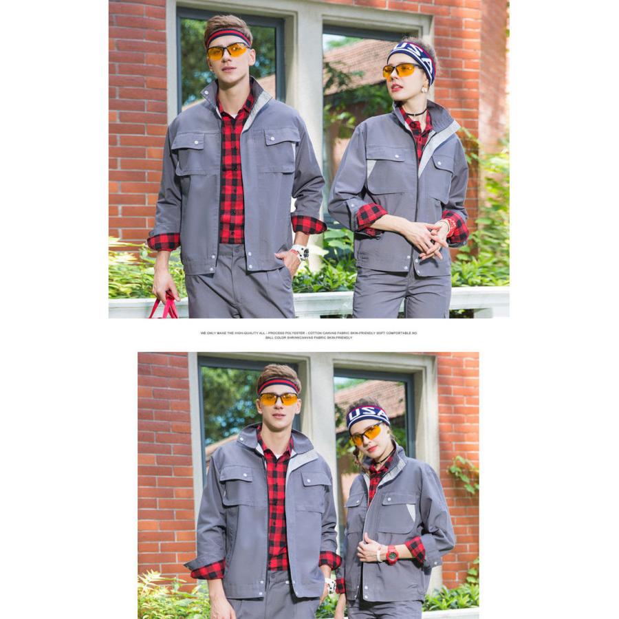 メンズ レディース 作業服 作業着 長袖 上下セット 作業服ワークマン