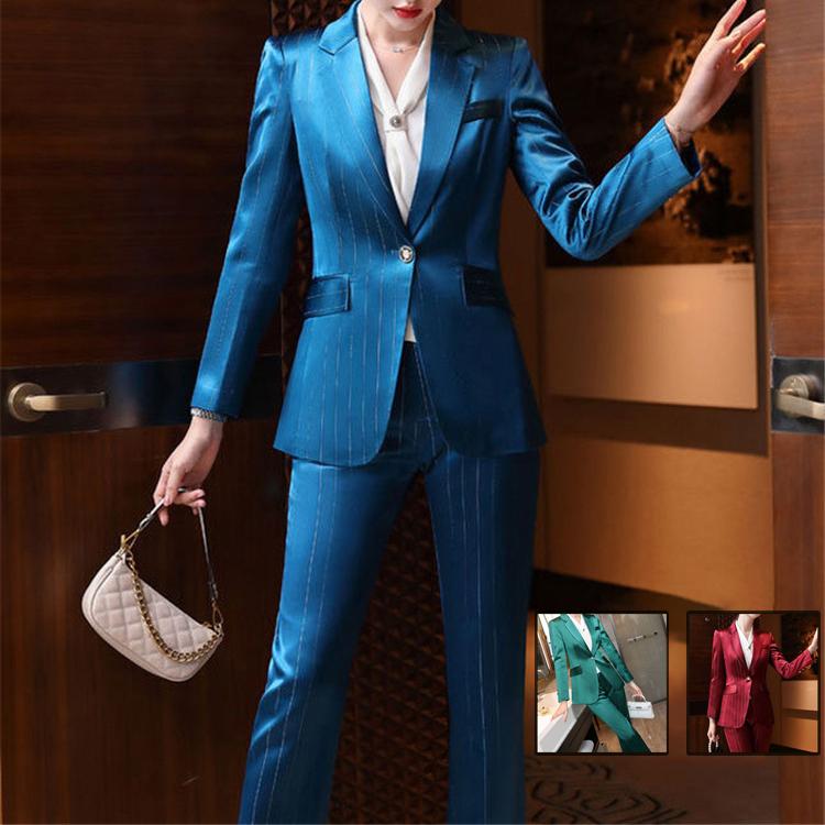 2点セット レディーススーツ 上下セット パンツスーツ リクルート  