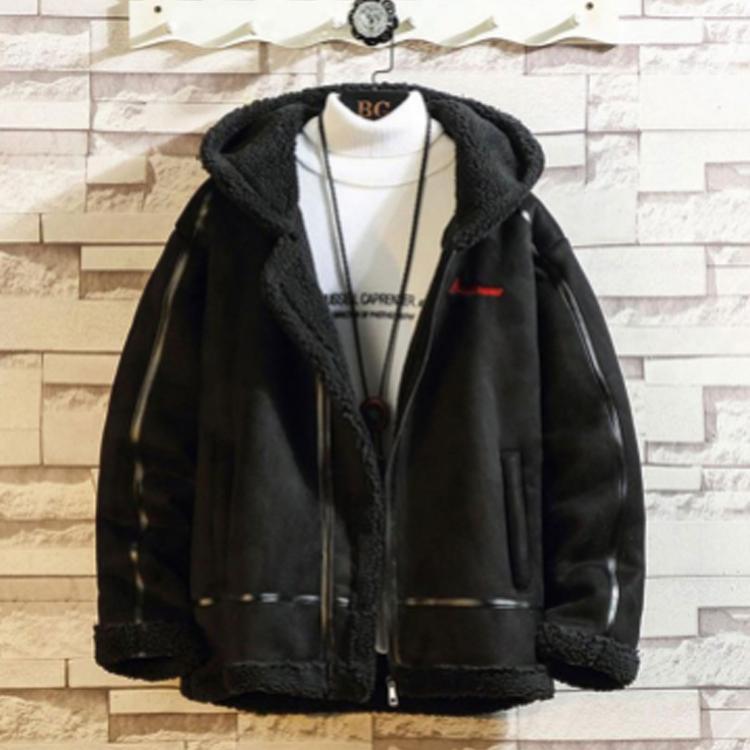 メンズ革ジャン ムートンコート レザージャケット 裏起毛 ムートン