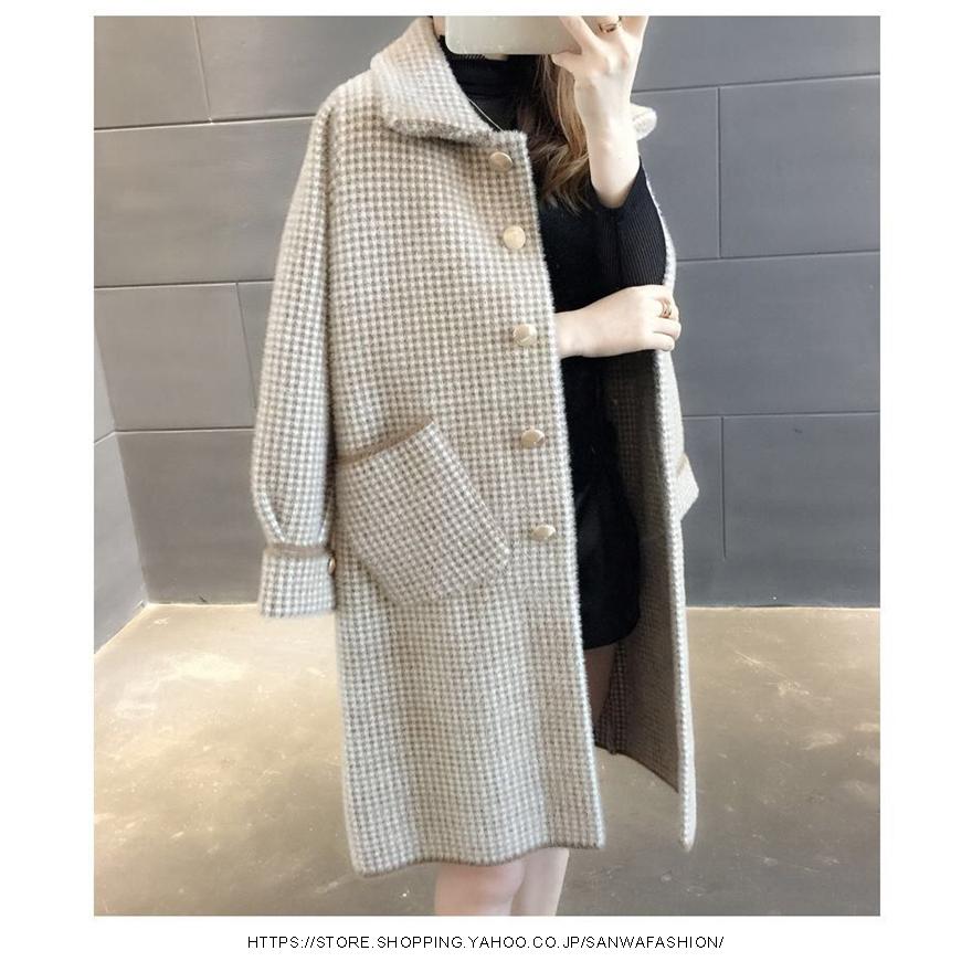 チェスターコート レディースコート 秋冬 ラシャコート ロングコート