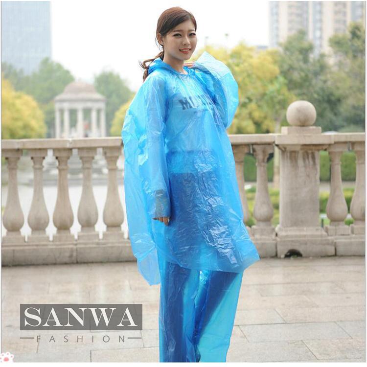 10セット 上下セット 使い捨て型 レインコート レインポンチョ カッパ