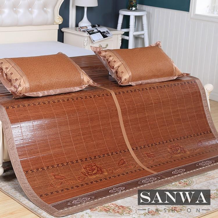 3点セット カーペット 竹カーペット 滑り止め ラグマット ラグ ひんやり 冷感 竹 バンブー製 竹マット 竹ラグ バンブー おしゃれ 敷物 折りたためる 春夏