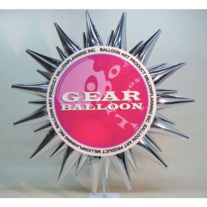 特価商品 ディスプレイ 装飾 両面 1セット W ギアバルーン 回転 送料無料 パチンコ備品 看板作成 店舗装飾