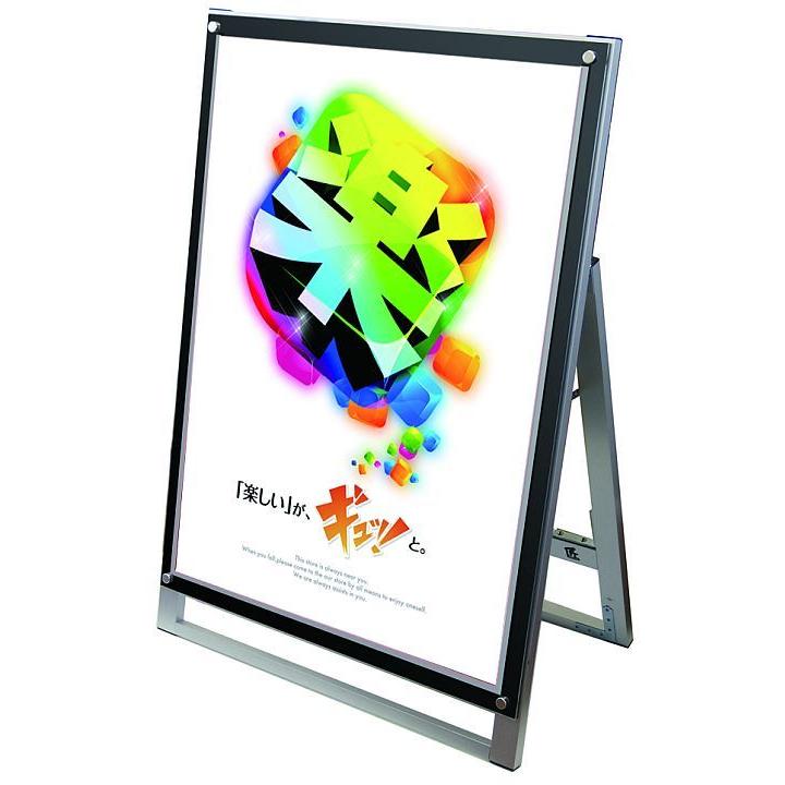 ポスター用スタンド看板PSSKSP-A1LKW 片面 1台 ポスタースタンド アピール 告知 パチンコ備品 送料無料