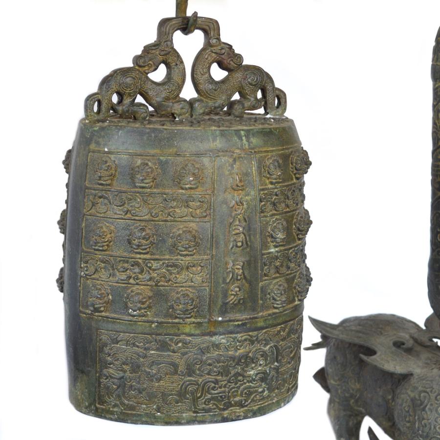 青銅鐘 ヒキュウ 青銅 12y8-10 貔貅 アンティーク 骨董品 縁起物 青銅鐘 ヒキュウ 青銅 12y8-10 貔貅 アンティーク 骨董品 縁起物