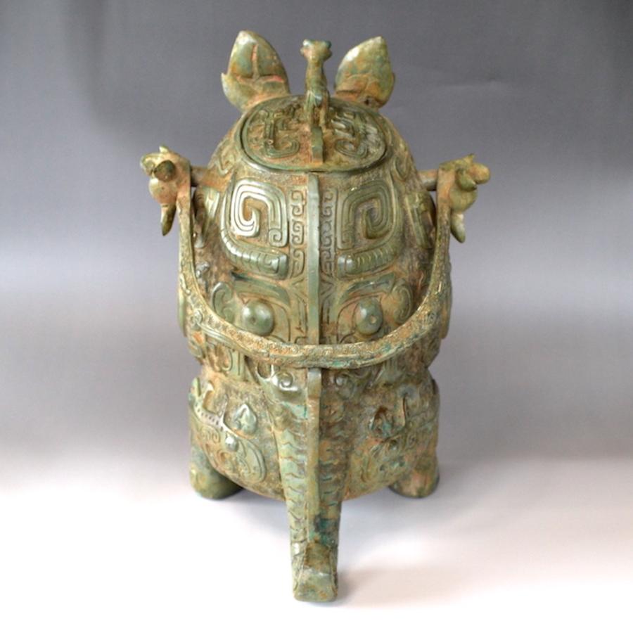 青銅 ウェン王子と虎 12y812 やかん 銅瓶 骨董品 縁起物 中国 青銅 ウェン王子と虎 12y812 やかん 銅瓶 骨董品 縁起物 中国