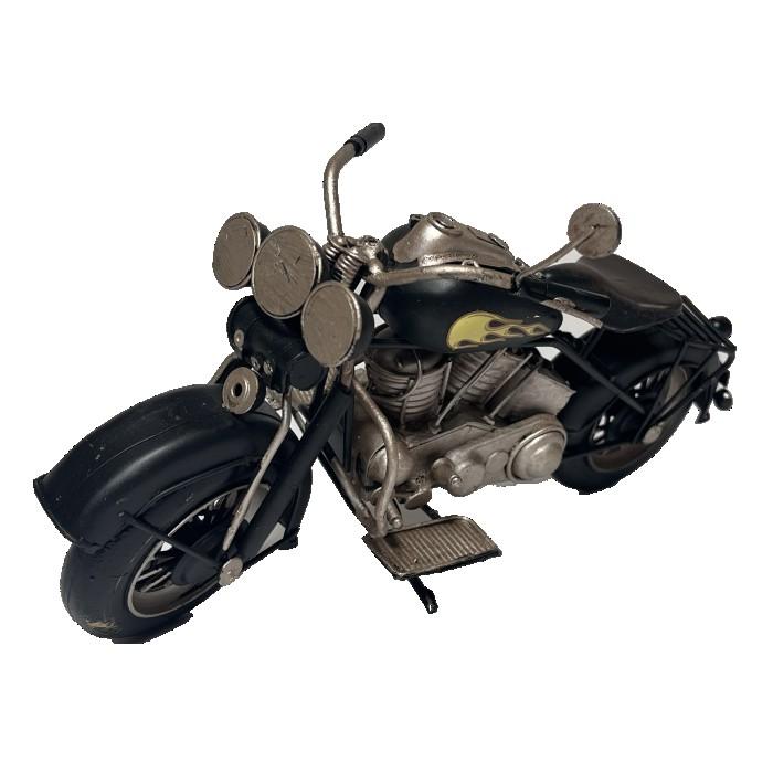 ブリキ バイク 黒 ブラック アンティーク レトロ コレクション